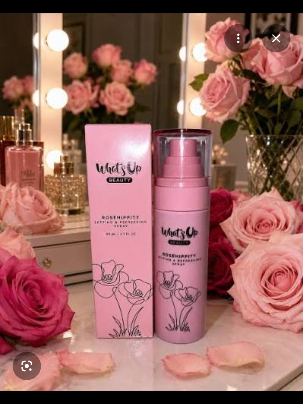 What's Up Beauty Rosehippity Setting & Refreshing Spray — 2.7fl Oz BNIB